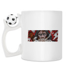 Кружка с футбольным мячиком