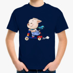 Хрюндель на самокате