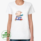 Женская футболка органик