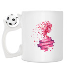 Кружка с футбольным мячиком