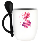 Силуэт женщины из лепестков роз