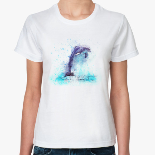 Классическая футболка Дельфин