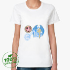Женская футболка органик