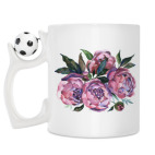 Кружка с футбольным мячиком