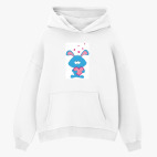 Толстовка худи оверсайз