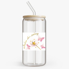 Банка с бамбуковой крышкой