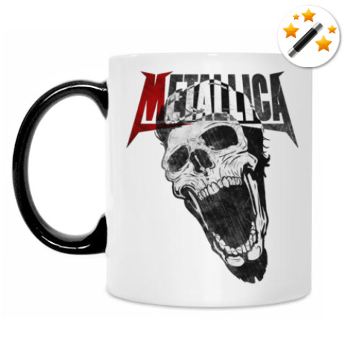 Кружка-хамелеон Metallica Skull