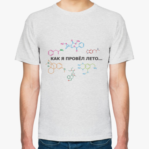 Футболка с принтом Как я провел лето