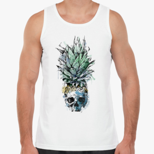 Майка с принтом Череп