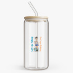 Банка с бамбуковой крышкой