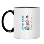 Кружка двухцветная