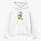 Толстовка худи оверсайз