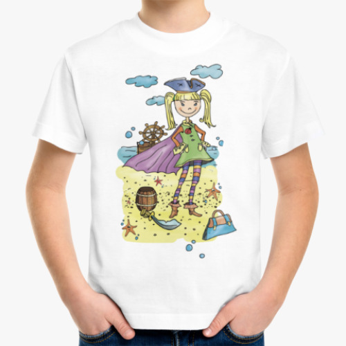 Детская футболка Наша любимая пиратка!