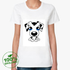 Женская футболка органик