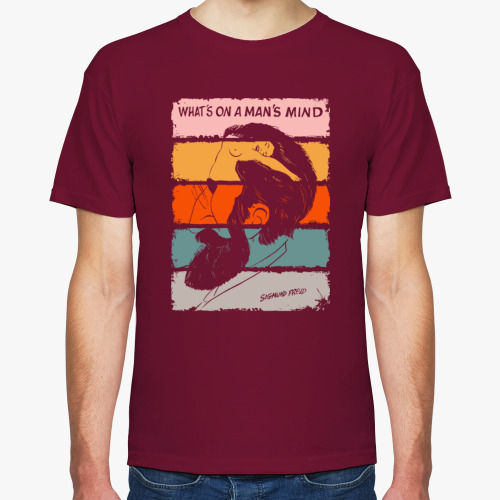 Футболка с принтом Зигмунд Фрейд