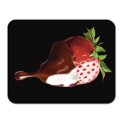 Коврик для мыши с принтом Клубничка