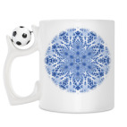 Кружка с футбольным мячиком
