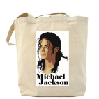 Холщовая сумка шоппер Michael Jackson