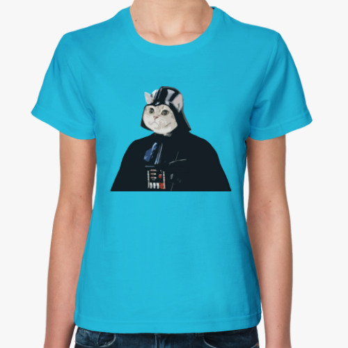 Женская футболка с принтом дарт котэ