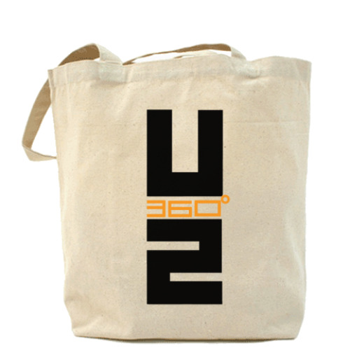 Сумка шоппер с принтом U2-360