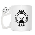 Кружка с футбольным мячиком