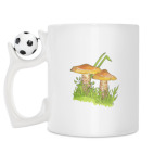 Кружка с футбольным мячиком