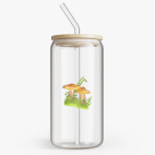 Банка с бамбуковой крышкой