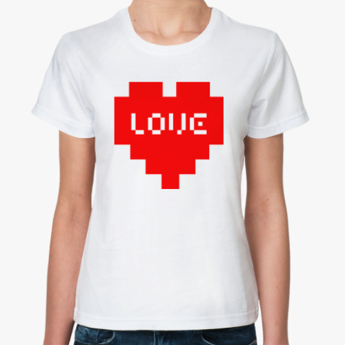 Классическая футболка love