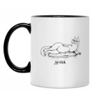 Кружка двухцветная