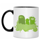 Кружка двухцветная