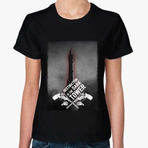 Женская футболка с принтом Темная Башня