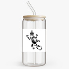 Банка с бамбуковой крышкой