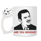 Кружка с футбольным мячиком