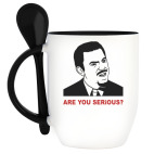 Кружка с ложкой