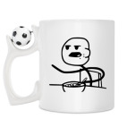 Кружка с футбольным мячиком