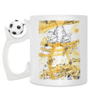 Кружка с футбольным мячиком