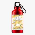 Металлическая бутылка 400 мл UV-DTF