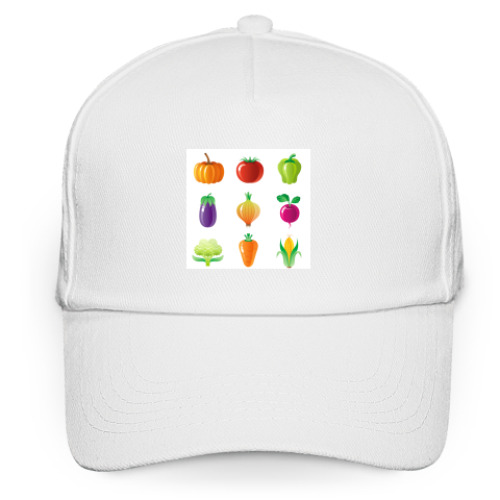 Кепка бейсболка с принтом go vegan