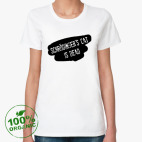 Женская футболка органик