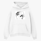 Толстовка худи оверсайз