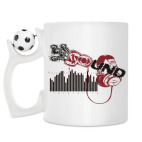 Кружка с футбольным мячиком