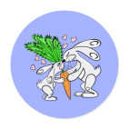 Зайчишки с морковкой