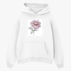 Толстовка худи оверсайз