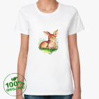 Женская футболка органик