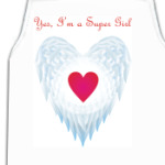 Yes, I'm a Super Girl. Крылья