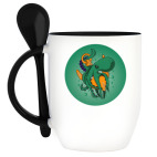 Кружка с ложкой