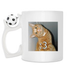 Кружка с футбольным мячиком