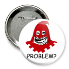 Значок 75 мм Trollface-палач