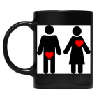 Кружка цветная UV-DTF