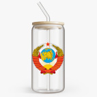 Банка с бамбуковой крышкой